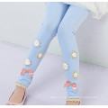 Hot selling cotton pants girl flower printing baby pantyhose lovely children leggings